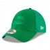 Men's New York Jets New Era Kelly Green 2018 NFL Sideline Color Rush Official 39THIRTY Flex Hat 3062624